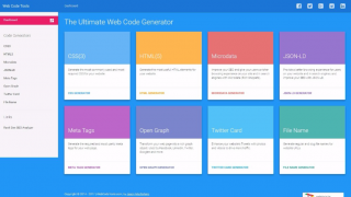 CSSの面倒なコードや、OGPやTwiterカードを生成できるオンラインツール「Web Code Tools」